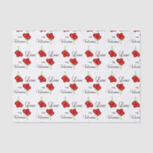 Aimez mes fleurs rouges de coeur de Valentine