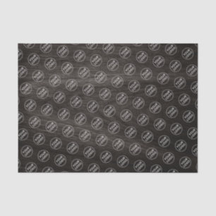 Papier Mousseline Ajouter un logo emballage commercial en bois foncé