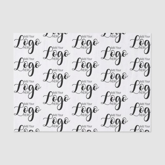 Papier Mousseline Ajouter votre logo (Recto)