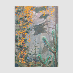 Papier Mousseline Akseli Gallen-Kallela - Forêt d'automne