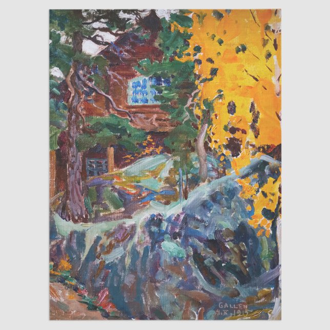 Papier Mousseline Akseli Gallen-Kallela - Kalela à l'automne (Créateur téléchargé)