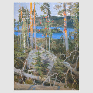 Papier Mousseline Akseli Gallen-Kallela - Lac dans le désert