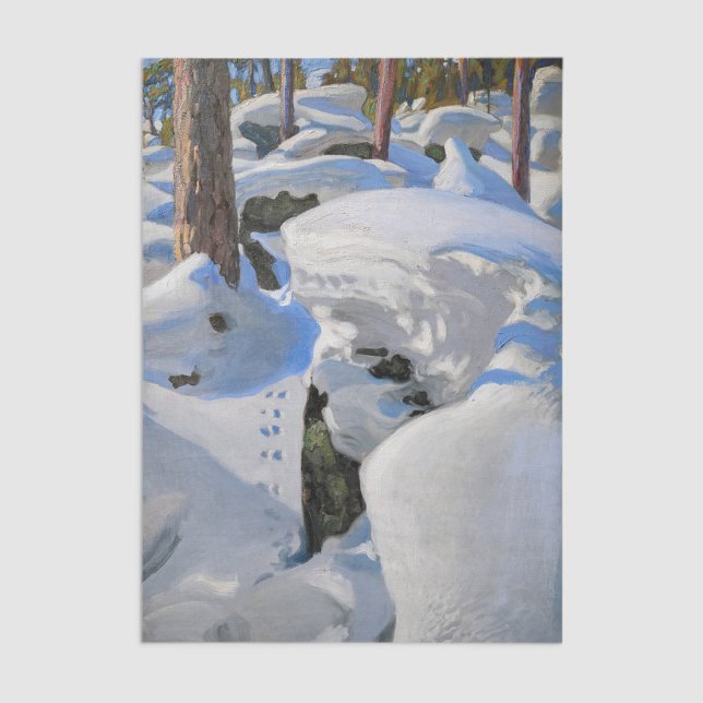 Papier Mousseline Akseli Gallen-Kallela - Le repaire du Lynx (Créateur téléchargé)