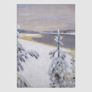 Papier Mousseline Akseli Gallen-Kallela - Paysage hivernal #2