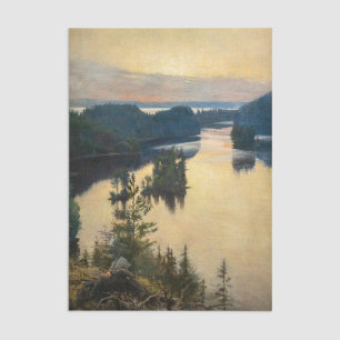 Papier Mousseline Albert Edelfeel - Kaukola Ridge au coucher du sole