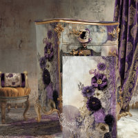 Album scrapbooking violet lilas Média mixtes Fleur