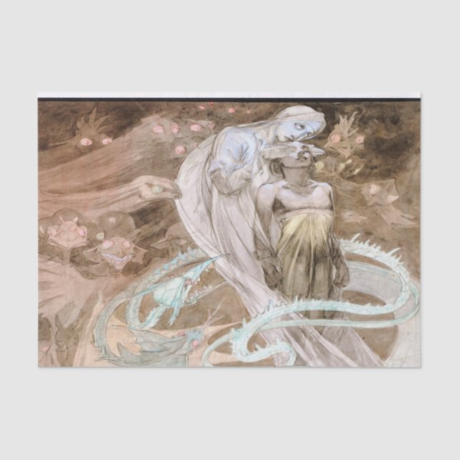 Papier Mousseline Alfons Mucha Le 1899 Pater (Recto)