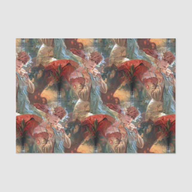 Papier Mousseline Alfons Mucha Lefevre 1903 Utile (Recto)