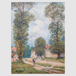 Papier Mousseline Alfred Sisley - Le chemin Versailles
