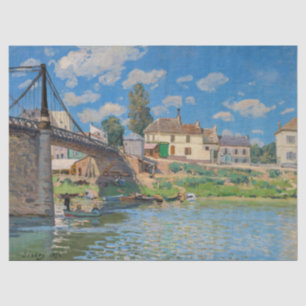 Papier Mousseline Alfred Sisley - Pont à Villeneuve-la-Garenne