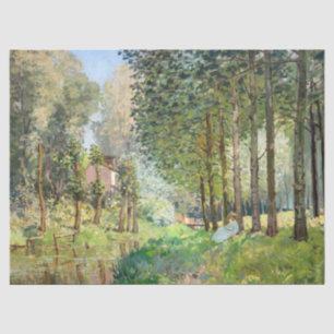 Papier Mousseline Alfred Sisley - Reposez le long du ruisseau