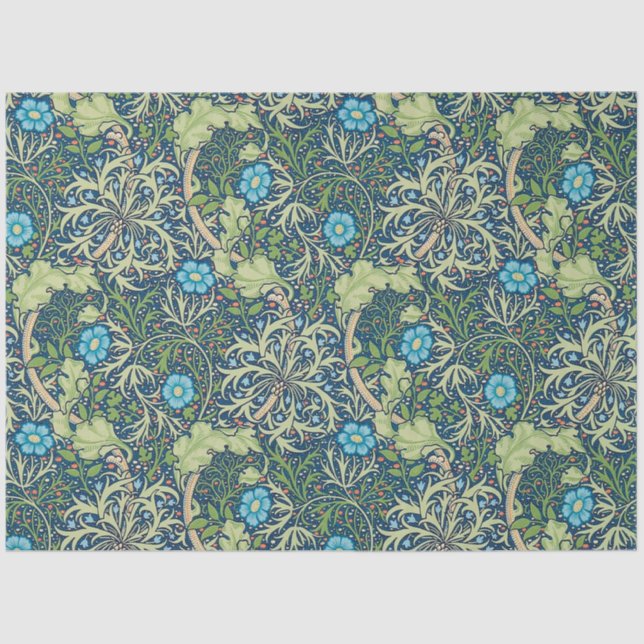 Papier Mousseline Algues, William Morris (Recto)