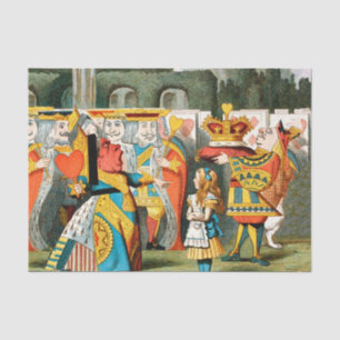 Papier Mousseline Alice à Wonderland