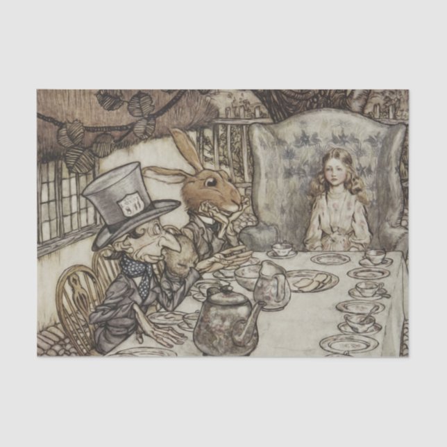 Papier Mousseline Alice Anniversaire Anniversaire Fête de la haine d (Recto)