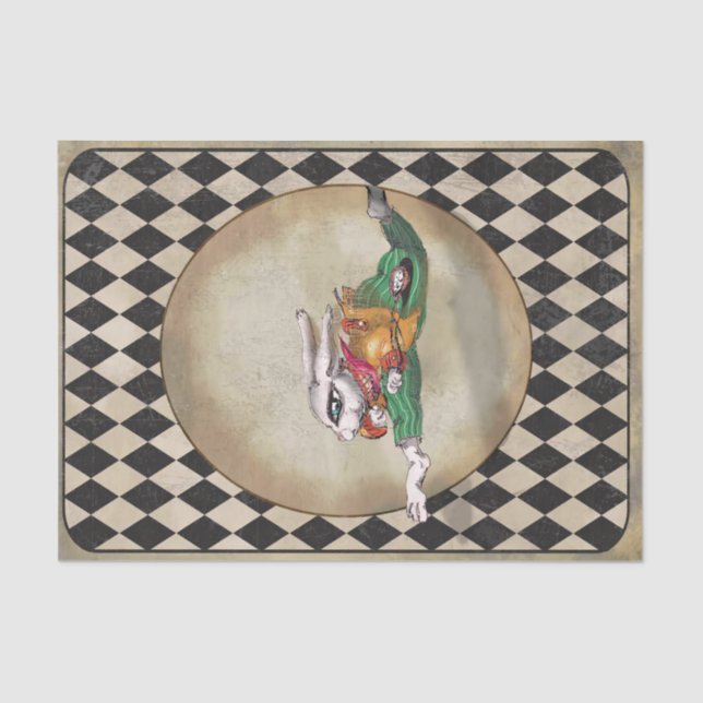 Papier Mousseline Alice au pays des merveilles (Recto)