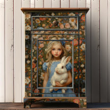 Alice au pays des merveilles avec le lapin blanc