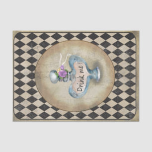 Papier Mousseline Alice au pays des merveilles "Buvez-moi" Tissus Pa