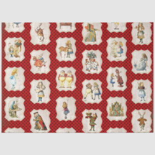 Papier Mousseline Alice au pays des merveilles Conception 4