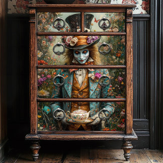 Papier Mousseline Alice au pays des merveilles La haine