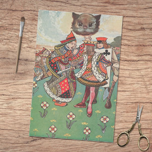 Papier Mousseline Alice's Adventures in Wonderland Cartes Vintages C
