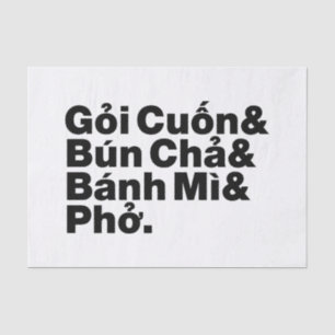 Papier Mousseline Alimentation de rue vietnamienne