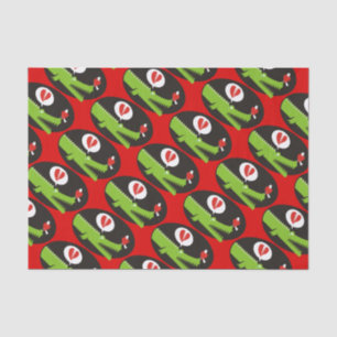 Papier Mousseline Alligator en amour
