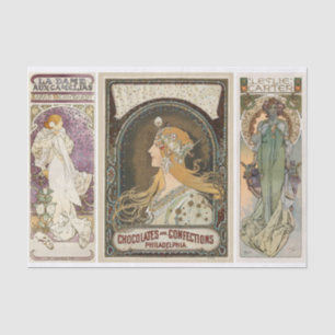 Papier Mousseline Alphonse Mucha Art Nouveau Pour Les Artistes