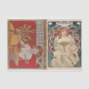 Papier Mousseline Alphonse Mucha Art Nouveau Pour Les Artistes