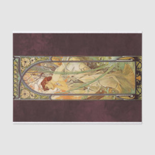 Papier Mousseline Alphonse Mucha, Contemplation du soir