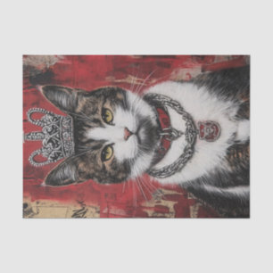 Papier Mousseline Altesse royale du chat6