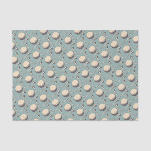 Papier Mousseline Amant de golf (cru) (Recto)