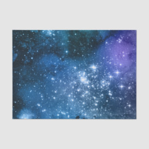 Papier Mousseline Amateurs de galaxie Starry Space Blue Sky White Sp
