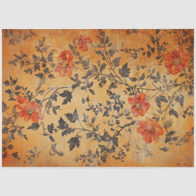 Papier Mousseline Amber Arrière - plan d'automne (Recto)