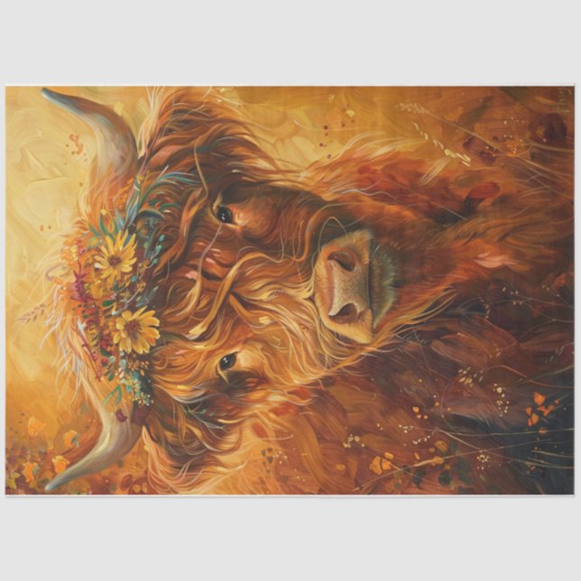 Papier Mousseline Amber Highlander (Recto)