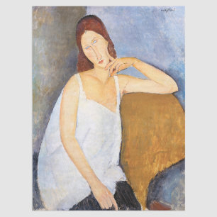 Papier Mousseline Amedeo Modigliani - Jeanne Hebuterne