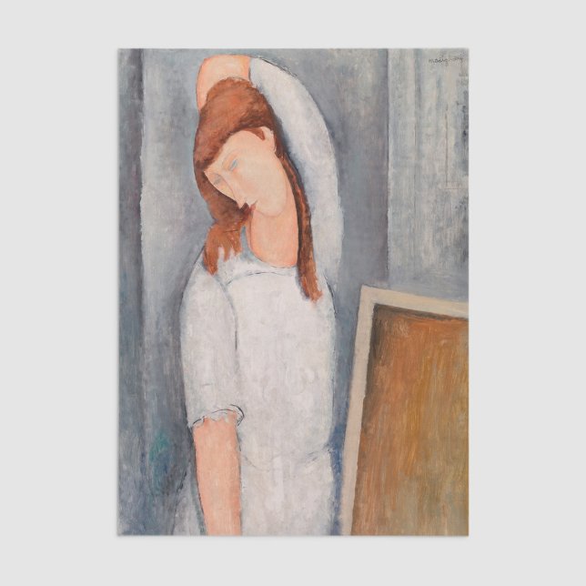 Papier Mousseline Amedeo Modigliani - Portrait Jeanne Hebuterne #1 (Créateur téléchargé)