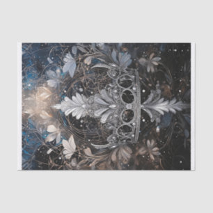 Papier Mousseline Amène sur la boucle, Silvery Sparkly Tiara