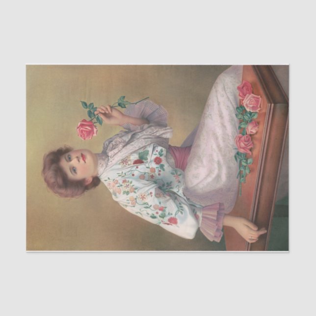 Papier Mousseline American Beauties (1890) par Anonymous (Recto)