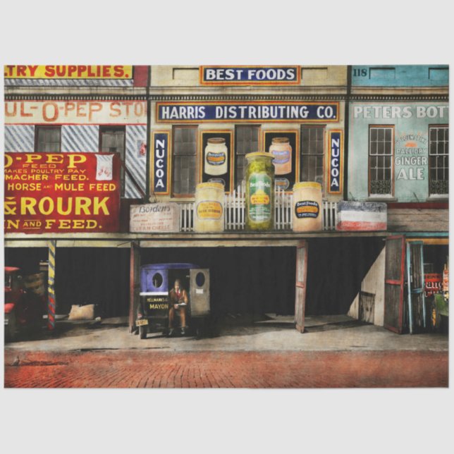 Papier Mousseline Americana - Signes - Temps d'alimentation 1936 (Recto)