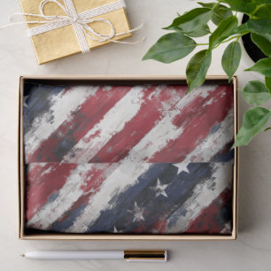 Papier Mousseline Americana Stars & Stripes - 10 livres, 17 pouces x