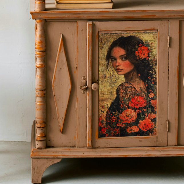 Papier Mousseline Amérique Latine - Découpage des femmes (Créateur téléchargé)