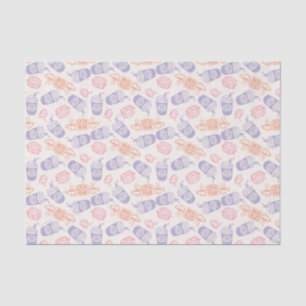 Papier Mousseline AMIS™   Pastel Central Perk Motif