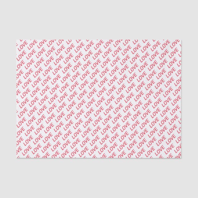 Papier Mousseline Amour (Recto)