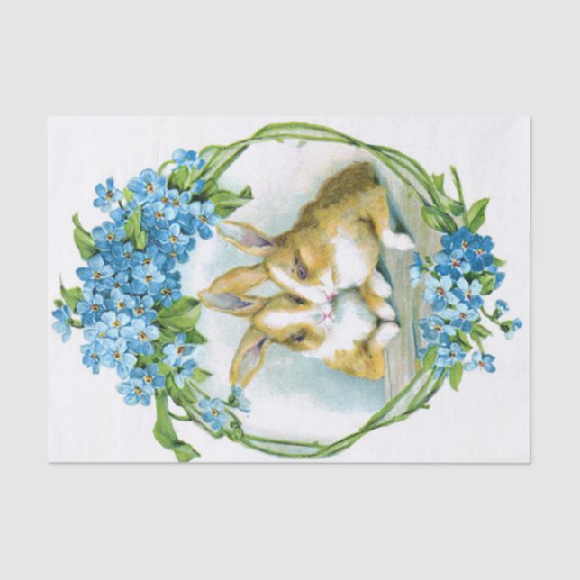 Papier Mousseline Amour de lapin (Recto)