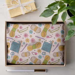 Papier Mousseline Amour tricot