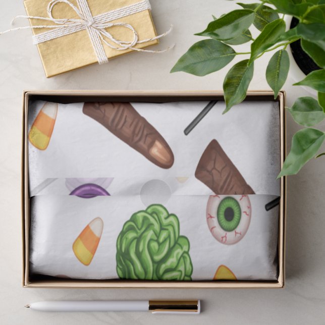 Papier Mousseline Amusant Halloween de Zombie Effrayant (Cadeau)