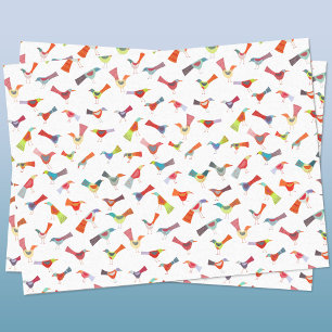 Papier Mousseline Amusant Rainbow Bird