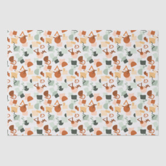 Papier Mousseline Amusement sur White