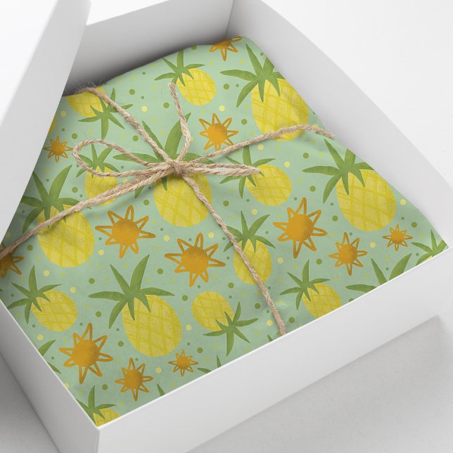 Papier Mousseline Ananas Soleil (Créateur téléchargé)