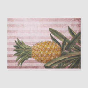 Papier Mousseline Ananas vintage